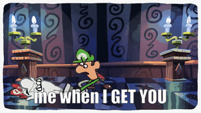 Cartoon Man Saying Me When I Get You GIF
