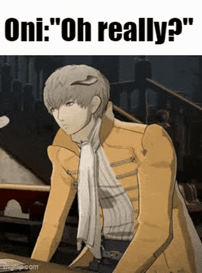 Cartoon Man Saying Oh Really GIF