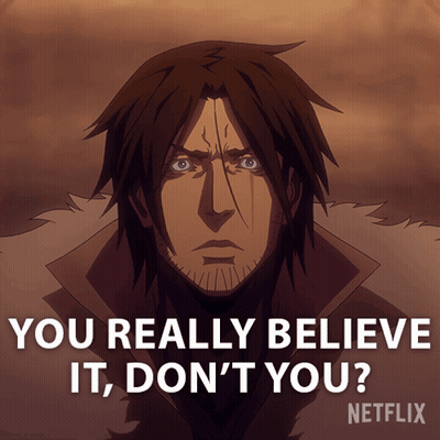 Cartoon Man Saying You Really Believe It Don't You GIF