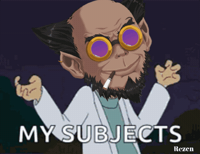 Cartoon Man Smoking Cigarette My Subjects GIF