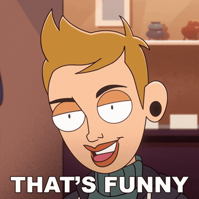 Cartoon Man That's Funny GIF