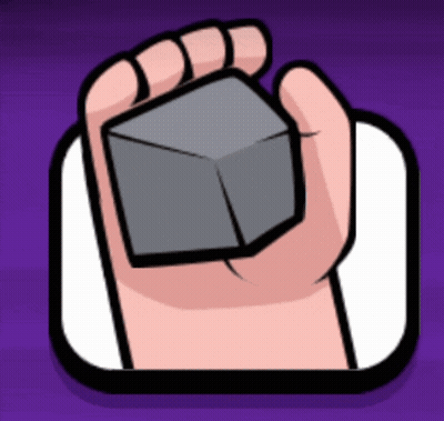 Cartoon Man Throwing Rock In Air GIF