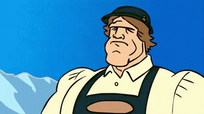 Cartoon Man Wearing Hat GIF