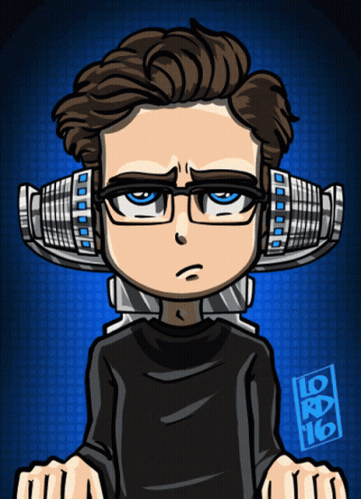 Cartoon Man Wearing Headphones 16 GIF