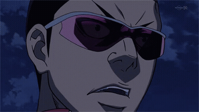 Cartoon Man Wearing Sunglasses And Tokyo Screen GIF