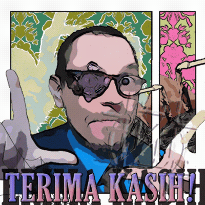 Cartoon Man Wearing Sunglasses Terima Kasih GIF