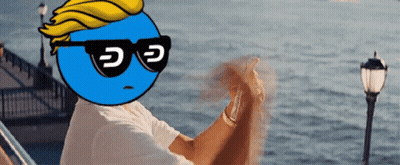 Cartoon Man Wearing Sunglasses With G GIF