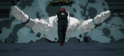 Cartoon Man With Arms Outstretched And Red Hat GIF