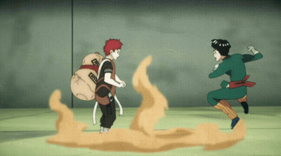 Cartoon Man With Bag Saying Lee GIF