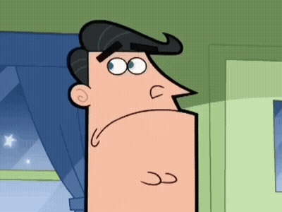 Cartoon Man With Beard And Blue Eye GIF