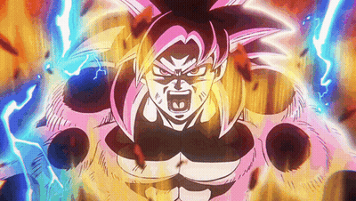 Cartoon Man With Beard And Pink Hair GIF