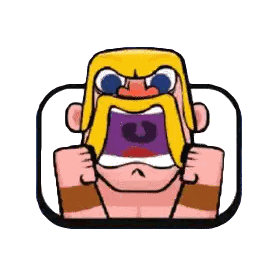 Cartoon Man With Beard And Purple Mouth Sticker