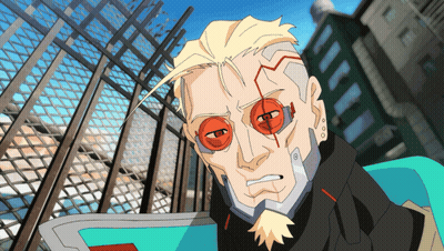 Cartoon Man With Beard And Red Eyes GIF