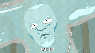 Cartoon Man With Beard Saying Father GIF