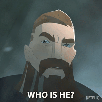 Cartoon Man With Beard Saying Who Is He