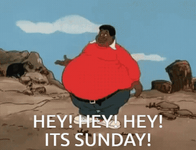 Cartoon Man With Big Belly Saying Hey GIF