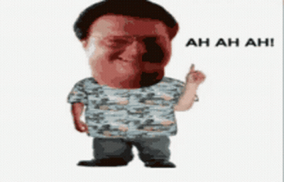 Cartoon Man With Big Head Thumbs Up GIF