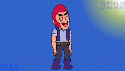 Cartoon Man With Blas Word GIF