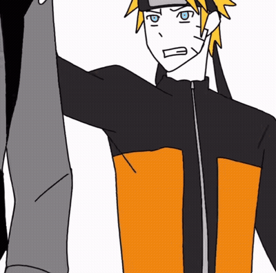Cartoon Man With Blue Eyes And Yellow Hair GIF