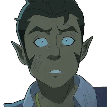 Cartoon Man With Blue Eyes Sticker