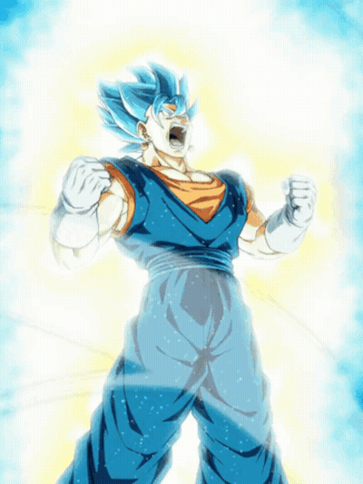 Cartoon Man With Blue Hair Screaming GIF