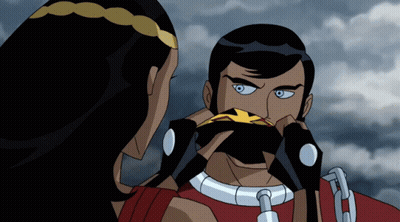 Cartoon Man With Chain Around Neck GIF