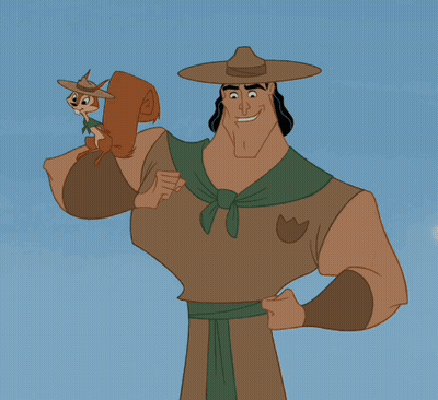 Cartoon Man With Crown GIF