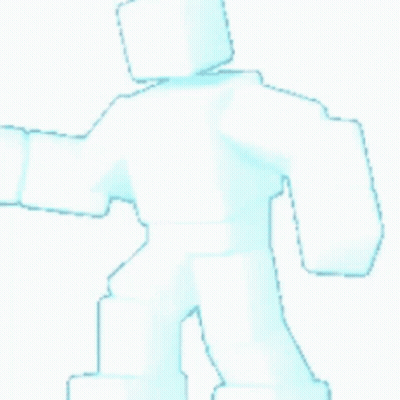 Cartoon Man With Cube On Head GIF