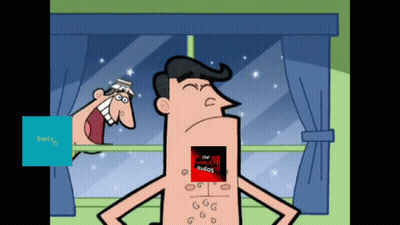 Cartoon Man With Explicit Sticker GIF