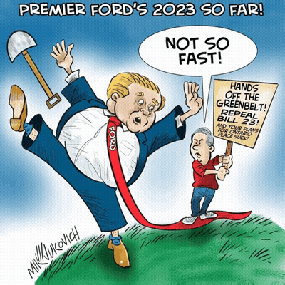 Cartoon Man With Ford On Pants GIF
