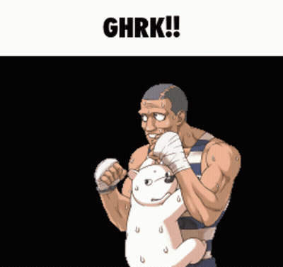 Cartoon Man With Ghrk GIF