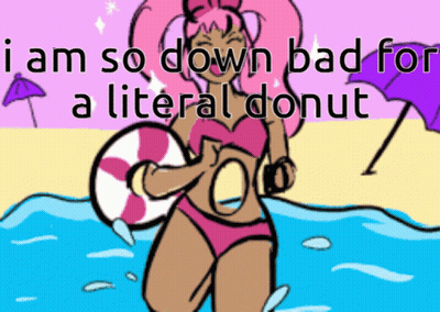 Cartoon Man With Glasses And Barber Pole GIF