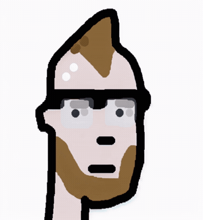 Cartoon Man With Glasses And Beard GIF
