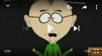Cartoon Man With Glasses And Mustache Playing GIF