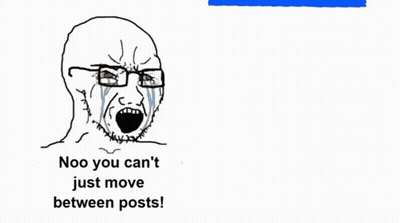 Cartoon Man With Glasses Saying No GIF