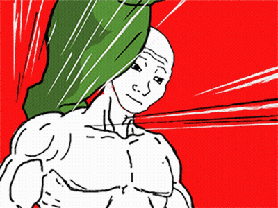 Cartoon Man With Green Frog On His Back GIF