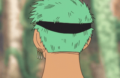 Cartoon Man With Green Hair And Earrings GIF