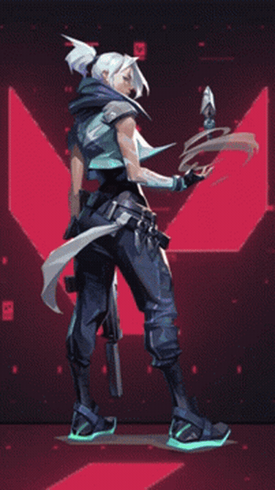 Cartoon Man With Gun And Flame From Hands GIF