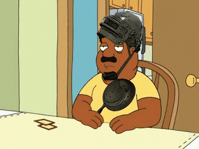 Cartoon Man With Helmet GIF
