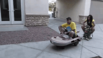 Cartoon Man With Lightning Bolt On Sleeve GIF