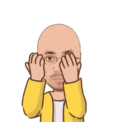 Cartoon Man With Lol Text Sticker