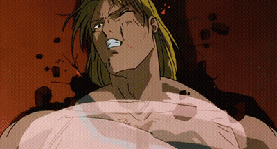 Cartoon Man With Long Blonde Hair And White Shirt GIF