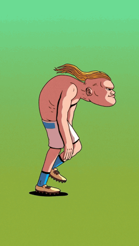 Cartoon Man With Long Hair GIF