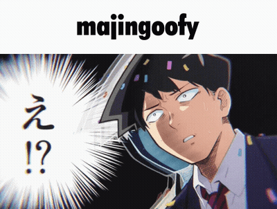 Cartoon Man With Majingoofy GIF