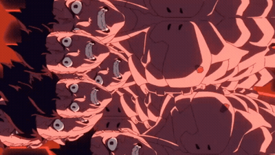Cartoon Man With Many Faces GIF