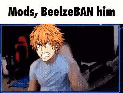 Cartoon Man With Mods Beelzeban Him GIF