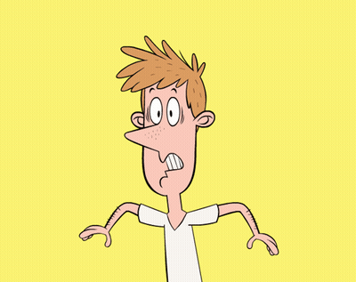 Cartoon Man With Mouth Open GIF