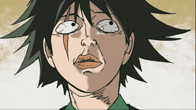 Cartoon Man With Neck Tattoo GIF