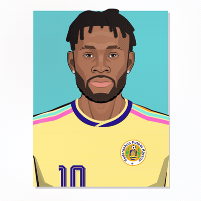 Cartoon Man With Number 10 Jersey GIF
