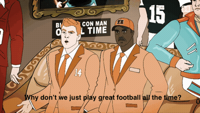 Cartoon Man With Number 14 On Suit GIF